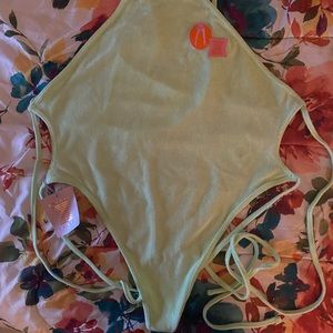 70s inspired strappy back bodysuit no tags attached barely worn